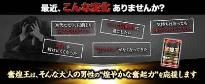 【男の自信】奮煌王 マカ サプリ 亜鉛 シトルリン アルギニン ふんこうおう ペルー産 濃縮マカ 厳選133種 90粒