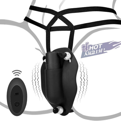 【超密着パンツ1.0・初心者向け】smグッズ ローター 遠隔ローター - 【固定バンド付き X ワイヤレスの遠隔操作】 とびっこ バイブ クリトリス 潮吹き 強力 静か 女性用 遠隔可能 sm 拘束具 女性 あだるとグッズ 電マ でんま おとなのおもちゃ 人気 女性向け アダルトグッズ  [アダルト]