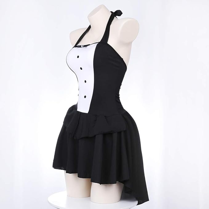 [SENMHS] バニーガール コスプレセクシー うさぎ コスチューム レオタード 仮装 ハイレグ 大胆 ランジェリー うさ耳 カチューシャ パーティー クリスマス イベント ハロウィン 撮影 (黒長さ バニー)
