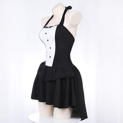 [SENMHS] バニーガール コスプレセクシー うさぎ コスチューム レオタード 仮装 ハイレグ 大胆 ランジェリー うさ耳 カチューシャ パーティー クリスマス イベント ハロウィン 撮影 (黒長さ バニー)