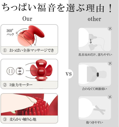 【DEEP乳揉みっ放し】乳首攻め-アダルトグッズ 乳首 ローター- 【360°密着+80個イボで乳輪まで攻め+10揉み+10振動】あだるとグッズ-女性 乳首責め 男性向け 乳首開発-乳首責め【ちっぱい福音】【乳首攻め×胸マッサージの2WAY仕様】乳首 バイブ 女性用 クリトリス 潮吹き ちくび 開発 チクニー 乳首攻め アダルトグッズ 男性用 乳首責め 男性向け オナニーグッズ 男女兼用 大人のおもちゃ女性用 おもちゃ 大人 人気 大人のおもちゃ おっぱいグッズ  [アダルト]