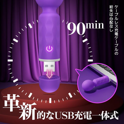 【爆振！絶対にイケるデンマ】バイブ ローター 電マ 女性用 - 【20000回/分濃厚イキ＆10種猛烈振動＆USB一体型＆ミニデンマ】ローター 女性用 強力 人気 クリトリス 女性 クリ-バイブ アダルトグッズ クリ責め アナルバイブ アダルトグッズ 男性 人気 電マ 強力 あだると 女性 sm 大人のおもちゃ カップル向け ろーたー 大人のおもちゃ でんま 電動ばいぶ 大人 男性 おとなのおもちゃ 人気 ラブグッズ  [アダルト]