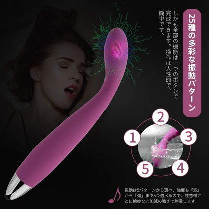 SVAKOM Coco バイブ 女性用 中いき 電マ 30°Ｇスポット密着刺激 25種振動 指型 ローター クリトリス バイブレーター 強力 乳首攻め 静音 防水 大人のおもちゃ  [アダルト]