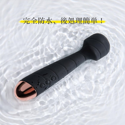 ZEMALIA RITA ローター バイブ 女性用 即中イキ 人気バイブレーター スティック型 ローター 電マ 強力 25種振動 潮吹き Ｇスポット 乳首開発 クリ責め 外イキ 静音 防水 大人のおもちゃ (黒色)  [アダルト]