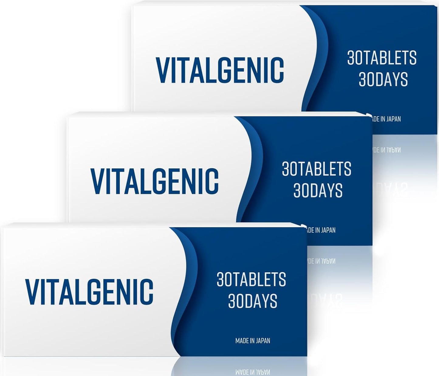 クリニック共同開発】 VITALGENIC 8種の特許成分配合 亜鉛 マカ シトルリン アルギニン トンカットアリ 32種の成分配合 栄養機能食品 国内生産 30錠入り3個セット