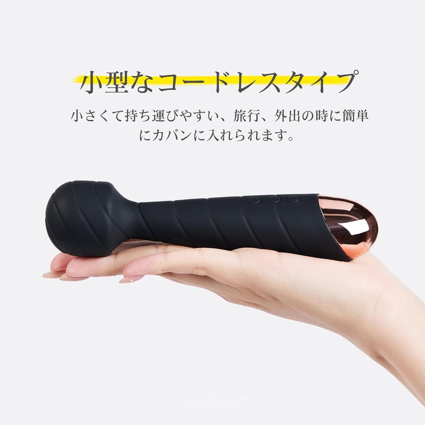 ZEMALIA RITA ローター バイブ 女性用 即中イキ 人気バイブレーター スティック型 ローター 電マ 強力 25種振動 潮吹き Ｇスポット 乳首開発 クリ責め 外イキ 静音 防水 大人のおもちゃ (黒色)  [アダルト]