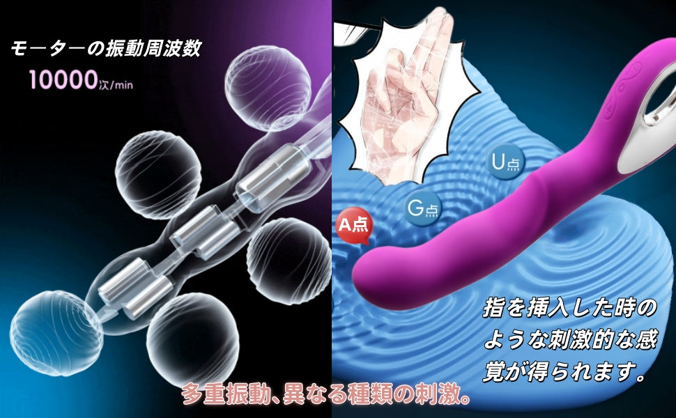 【爆振！絶対にイケるバイブ！】 １年品質保証 バイブ 女性用 強力 中いき 電マ クリトリス 潮吹き 静音 ピストン 初心者 防水 ローター スティック ディルド  [アダルト]