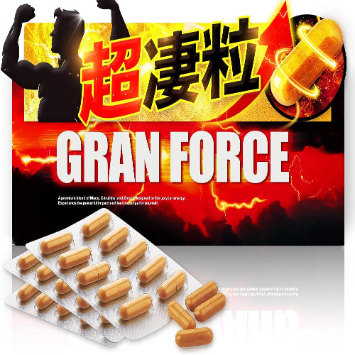 【クリニック共同開発】 GRAN FORCE (グランフォース) スッポン クラチャイダム ビール酵母 高麗人参 L-シトルリン L-アルギニン マカ 亜鉛 カンカエキス ローヤルゼリー シラジットエキス 厳選成分配合 サプリ 国内生産 30粒入り 3個セット