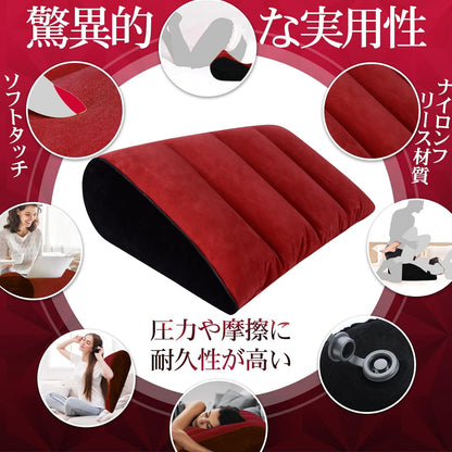 [SM愛好者推薦] SMグッズ 【体位解禁M字開脚専用】sm 拘束具 女性 アダルトグッズ 【可調式ベルト＆手枷+ラブポジ クッション マンネリ防止3点セット】人間工学の設計 深めの姿勢サポート 枕/旅行枕 痛くない BDSM＆初心者 大人のおもちゃ KOUMI  [アダルト]