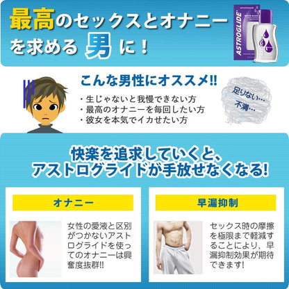 ASTROGLIDE(アストログライド) 5oz(148ml) 水溶性潤滑ゼリー ローション  [アダルト]