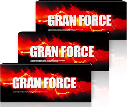 【クリニック共同開発】 GRAN FORCE (グランフォース) スッポン クラチャイダム ビール酵母 高麗人参 L-シトルリン L-アルギニン マカ 亜鉛 カンカエキス ローヤルゼリー シラジットエキス 厳選成分配合 サプリ 国内生産 30粒入り 3個セット