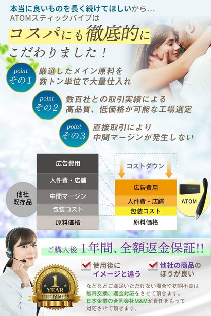 現役AV女優も絶賛】 バイブ 女性用 電動バイブ 強力 中いき 電マ クリトリス 潮吹き 静音 ピストン 初心者 防水 ローター スティック ディルド ゲイシャボール (黒)  [アダルト]