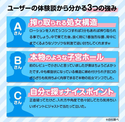 はつまんっ！ 非貫通 オナホール オナニーグッズ 人気 リアル感 高刺激 繰り返しタイプ 使い回し 肉厚 アニメ きつい  [アダルト]