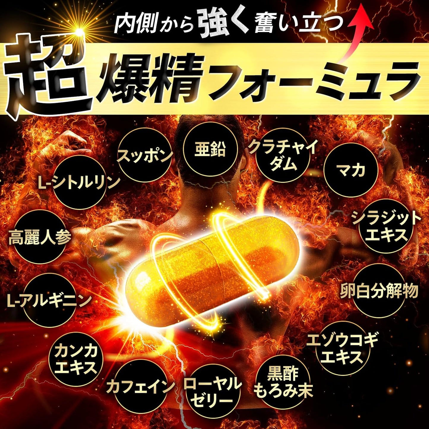 【クリニック共同開発】 GRAN FORCE (グランフォース) スッポン クラチャイダム ビール酵母 高麗人参 L-シトルリン L-アルギニン マカ 亜鉛 カンカエキス ローヤルゼリー シラジットエキス 厳選成分配合 サプリ 国内生産 30粒入り 3個セット