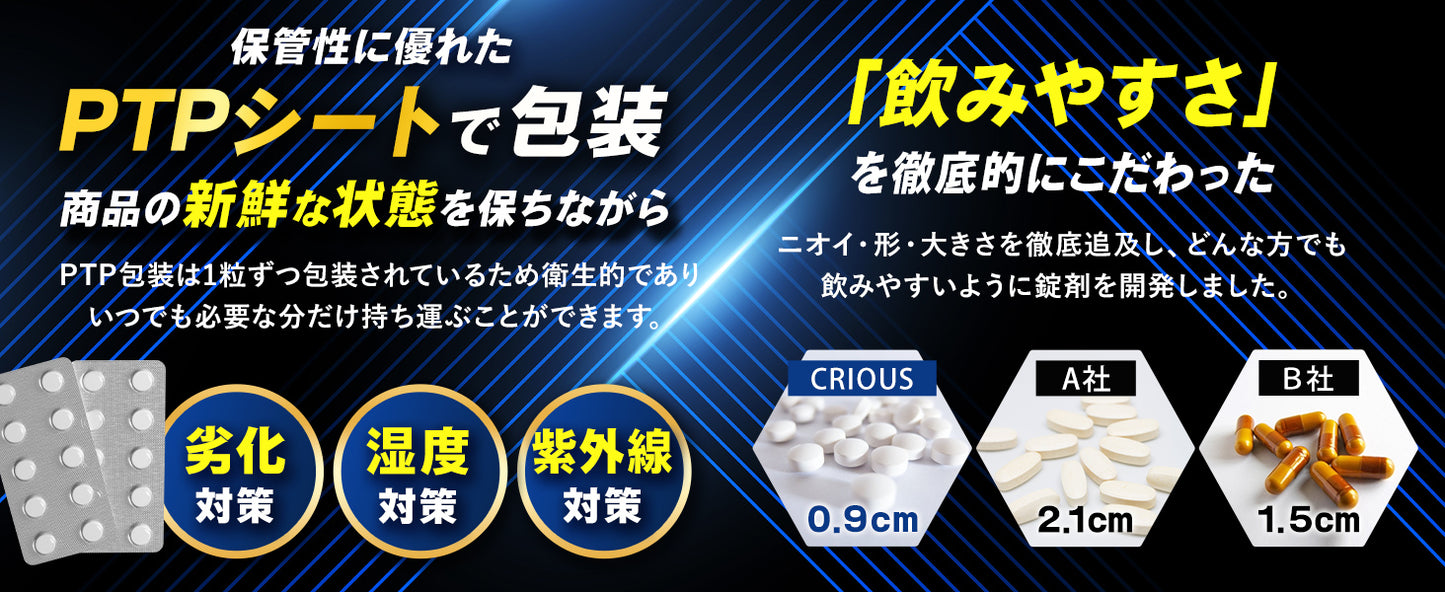 【医師・薬剤師監修】シリアス 蜂の子 マカ 亜鉛15mg配合 シトルリン アルギニン 厳選成分配合 サプリ 国内生産 crious 30錠入り【蜂の子配合】