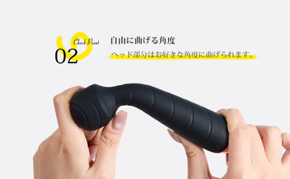 ZEMALIA RITA ローター バイブ 女性用 即中イキ 人気バイブレーター スティック型 ローター 電マ 強力 25種振動 潮吹き Ｇスポット 乳首開発 クリ責め 外イキ 静音 防水 大人のおもちゃ (黒色)  [アダルト]